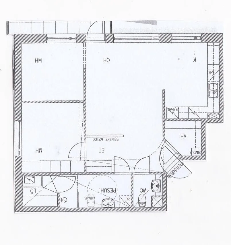 Plan - Apartment with Balcony in City Centre