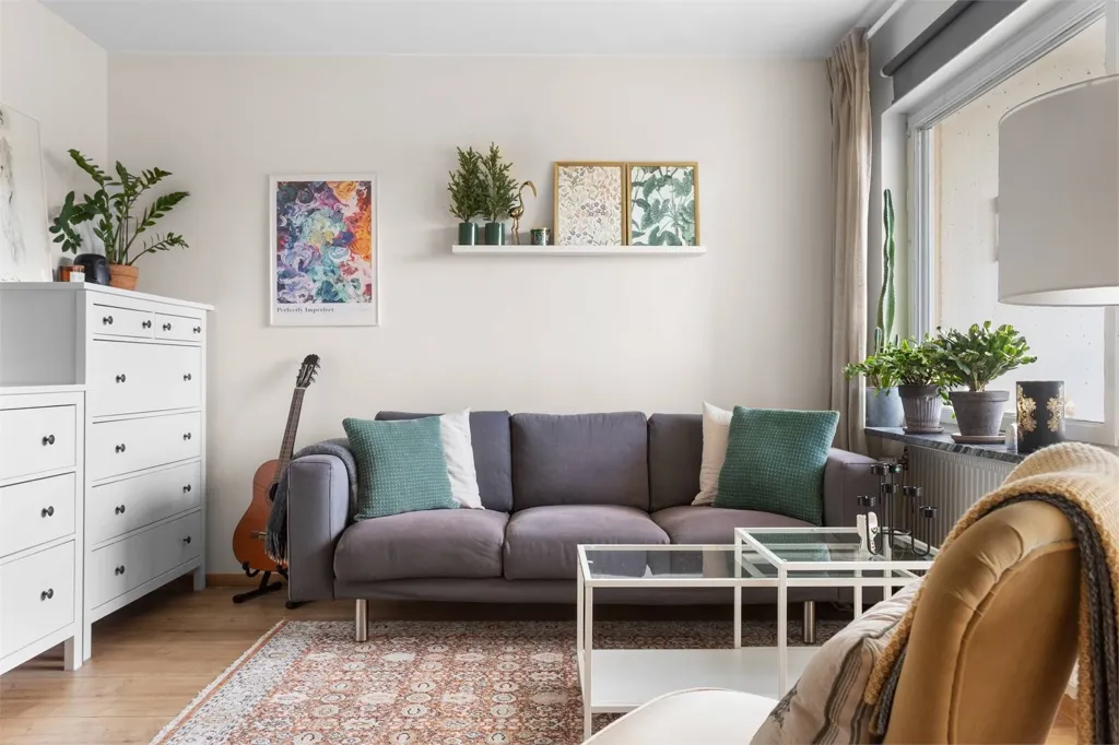 Soggiorno - Apartment with South-West Balcony in Tumba