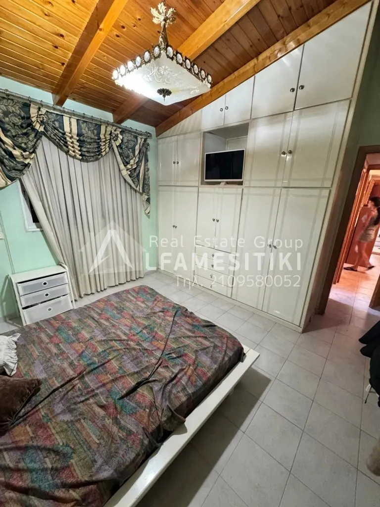 Bedrooms - Apartment with Large Balcony in Peristeri