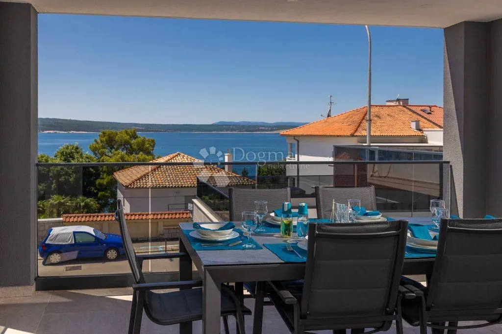 Balcony - Designer Apartment with Sea View in Crikvenica
