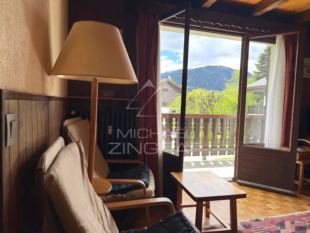 Séjour - Appartement à Restructurer avec Vue Montagne à Megève