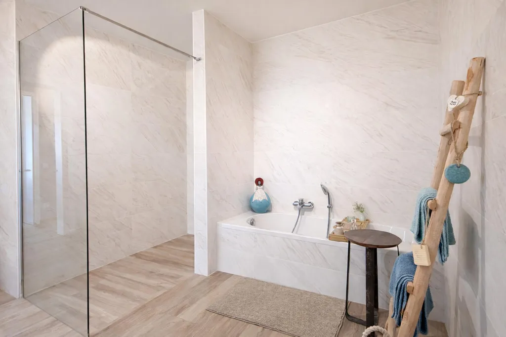 Salles de bain - Appartement avec Terrasse et Véranda à Eselborn