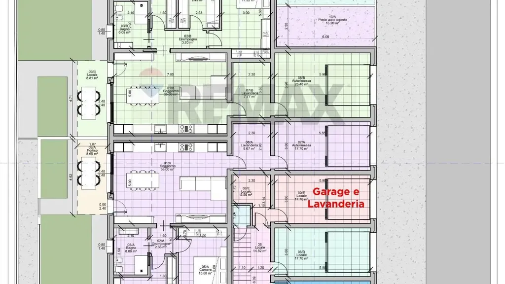 Plan - New Trilocale with Terrace in Castel Goffredo
