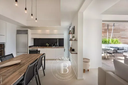 Cuisine - Villa de Luxe avec Vue Mer à Saint-Barthélemy