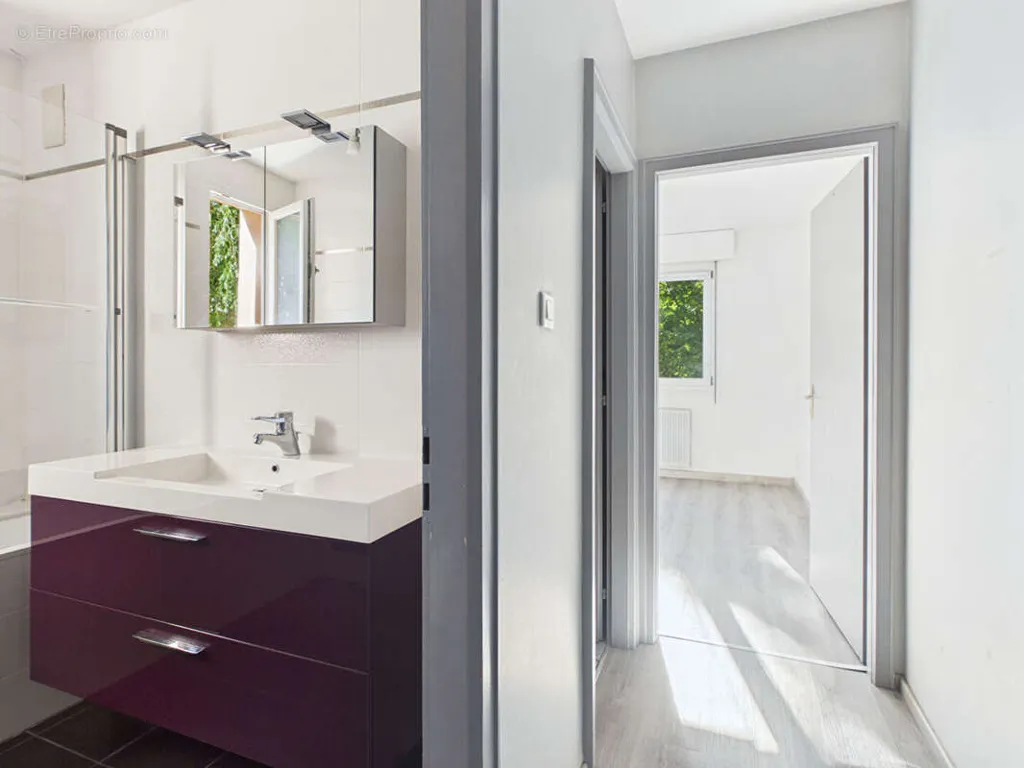 Bathrooms - Apartment with Terrace in Illkirch-Graffenstaden