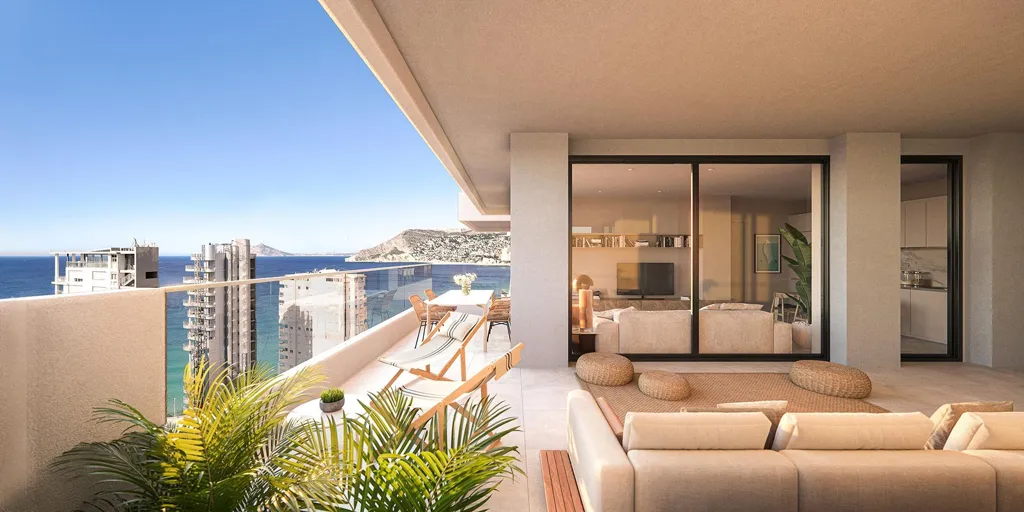 Séjour - Luxury Penthouse with Sea View in Calpe