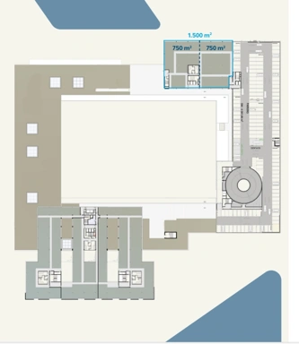 Planimetria - Office with Loft Style in Wickrange