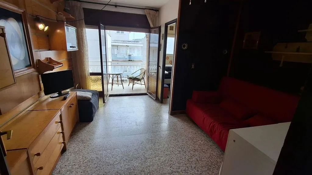 Living Room - Studio with Terrace in Coma-Ruga