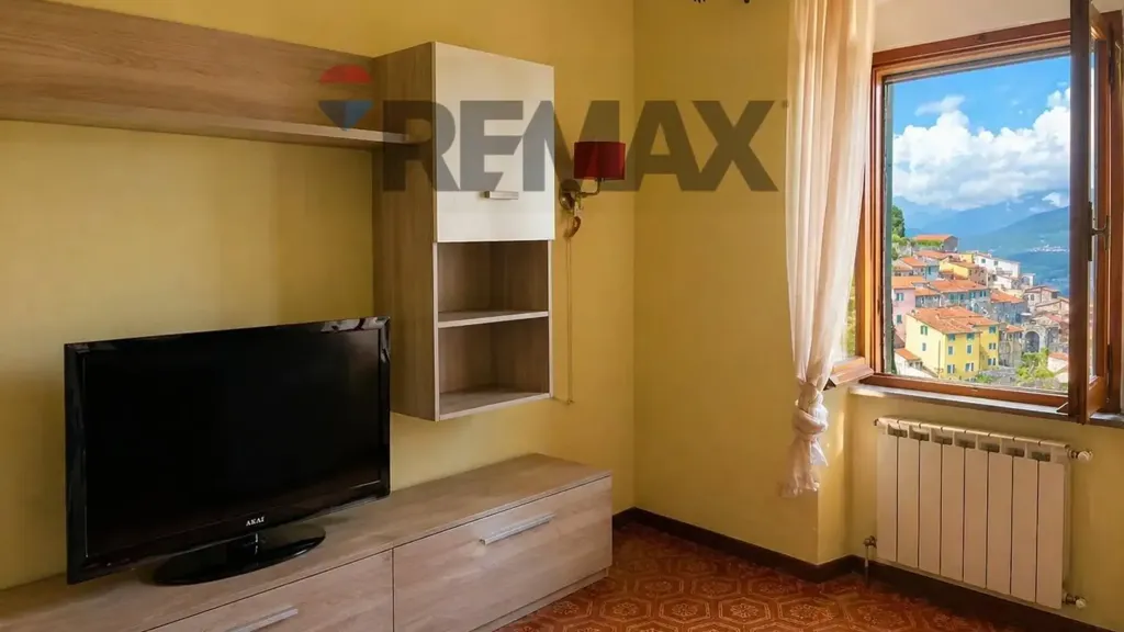Séjour - Panoramic Apartment with Garden in Vezzano Ligure