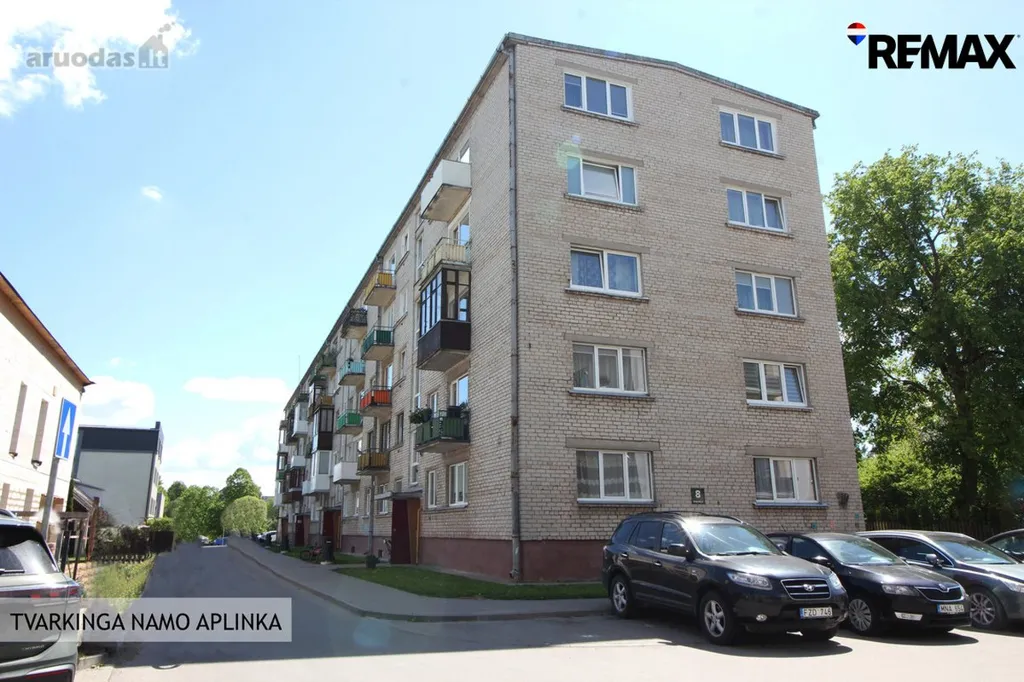 Exterior - 3-Bedroom Apartment with Balcony in Šiauliai Centre