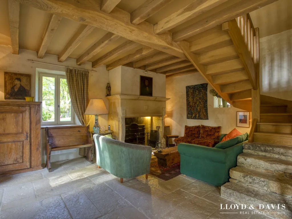 Elutuba - Charming Stone Houses with Pool in Daglan