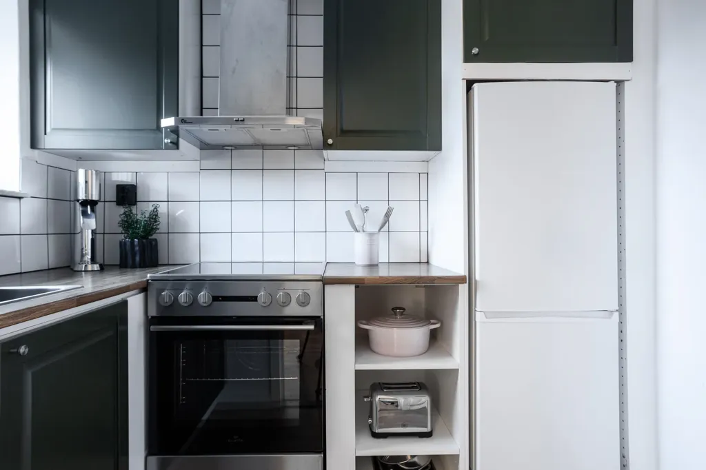 Cuisine - Efficient Studio Flat with Balcony in Kvarnberget