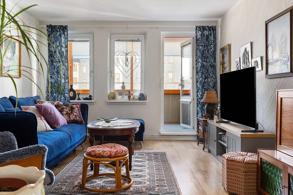 Elutuba - Apartment with South-Facing Balcony in Västra Orminge
