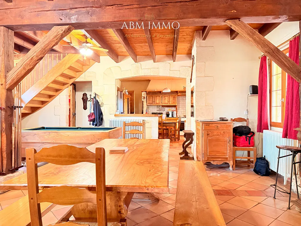 Sala da pranzo - Character House with Workshop in Naussannes