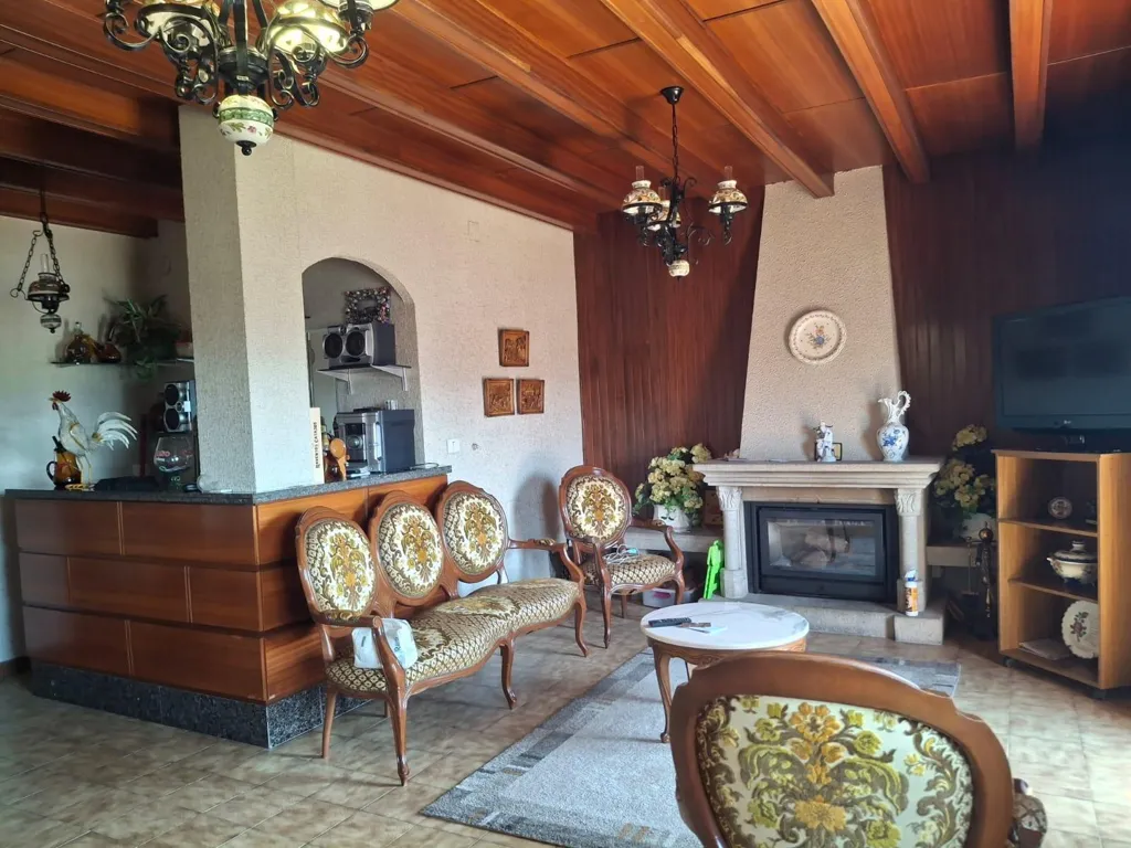 Séjour - Chalet with Garden in Cabeza de Vaca, Ourense