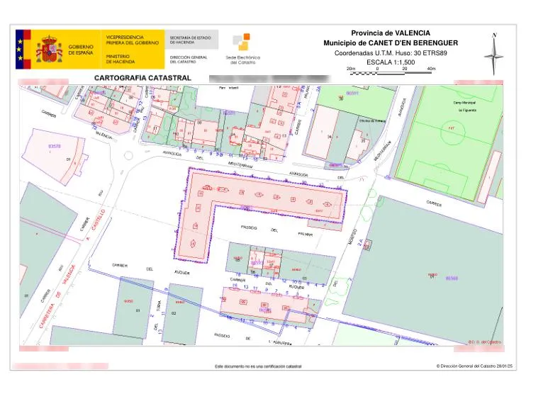 Plan - Garage with Storage in Canet d'En Berenguer
