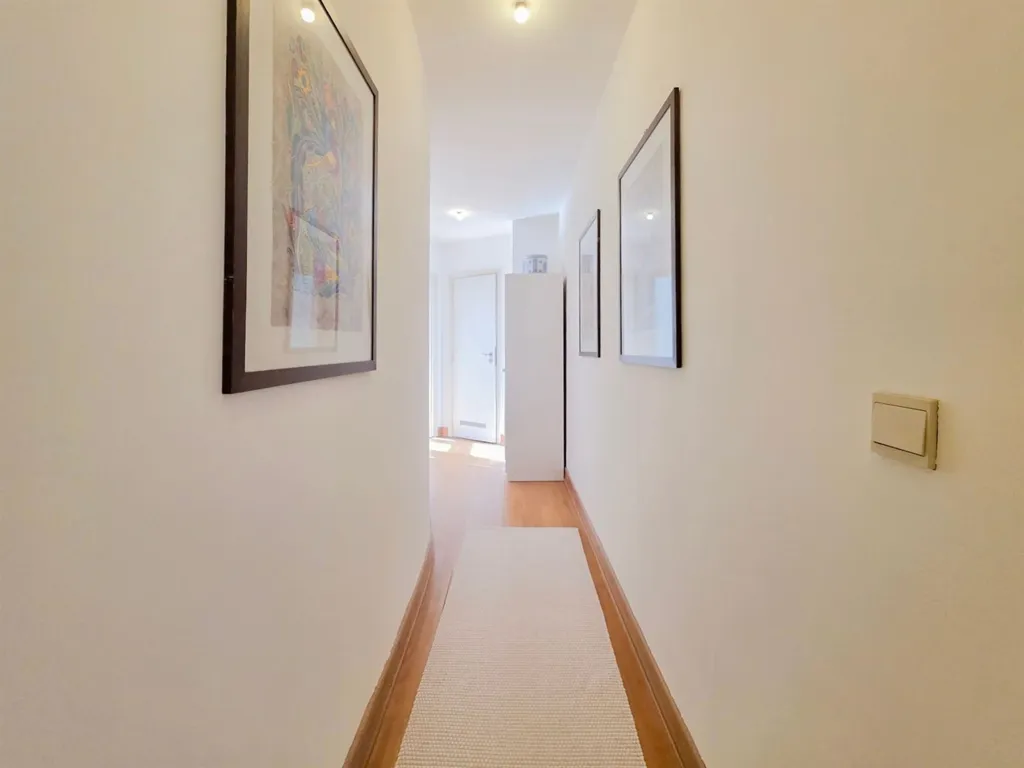 Entrée - Appartement avec Parquet et Cheminée à Sablon