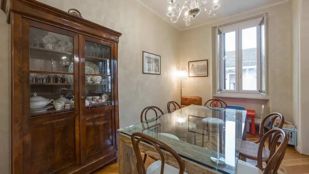 Salle à manger - Period Apartment with Balcony in Turin
