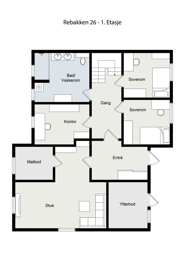 Plan - Family Home with Corner Plot in Tasta/Vardeneset