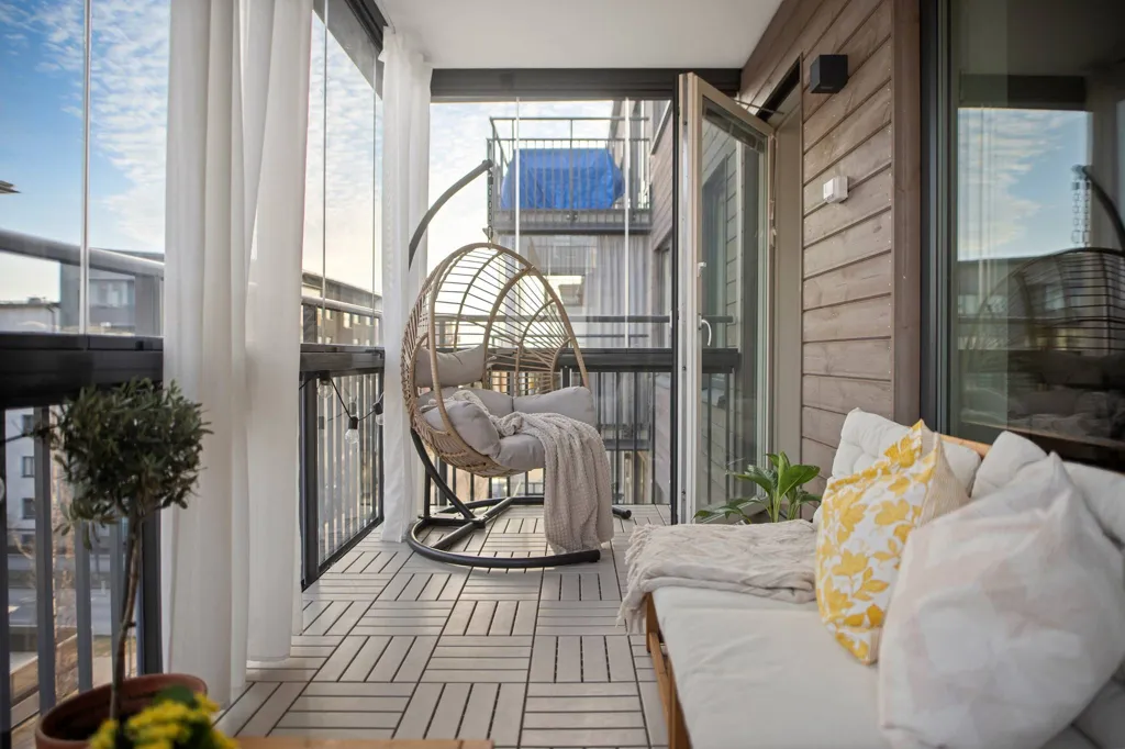 Rõdu - Modern Apartment with Balcony in Uppsala