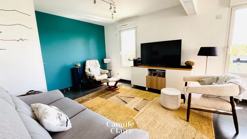Séjour - Appartement Luxe en Dernier Étage avec Vue à Aix-en-Provence