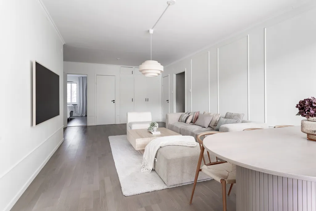 Soggiorno - Renovated Flat with Balcony in Söder, Jönköping