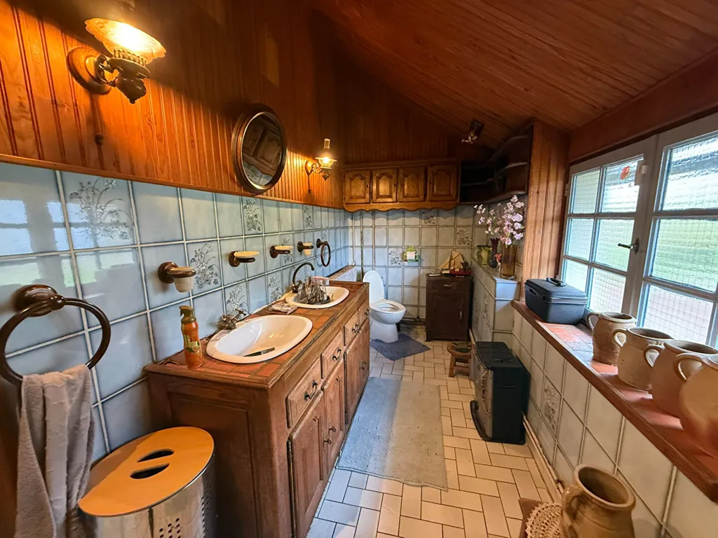 Salles de bain - Maison Ancienne avec Terrain Clos près de Chartres