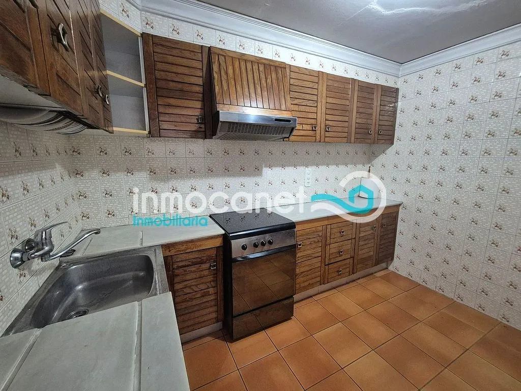 Köök - Apartment with Balcony and Terrace in Oliva