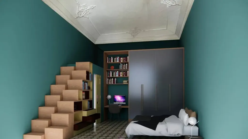 Liberty-Style Apartment with Balcony in Palermo