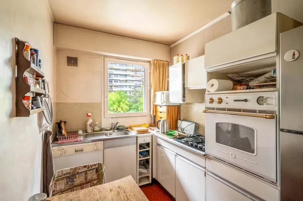 Cuisine - Appartement familial avec terrasses à Paris 15