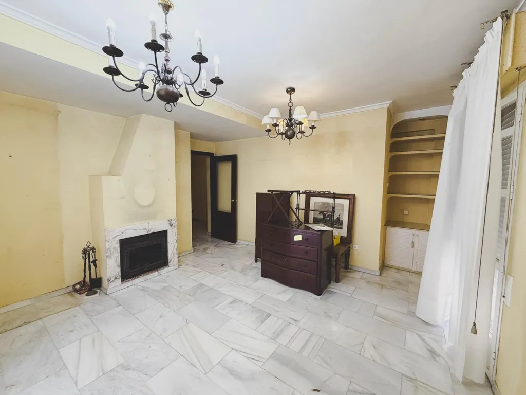 Living Room - Corner Chalet with Terrace in San José - Varela