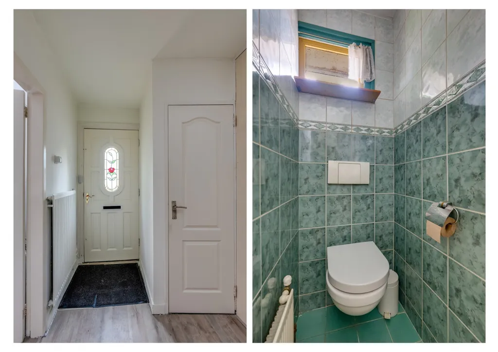 Salles de bain - Two-Storey House with Garden in Rijen