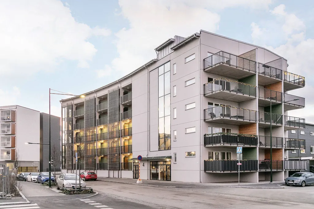 Extérieur - Modern Flat with Glass Balcony in Hägerneholm