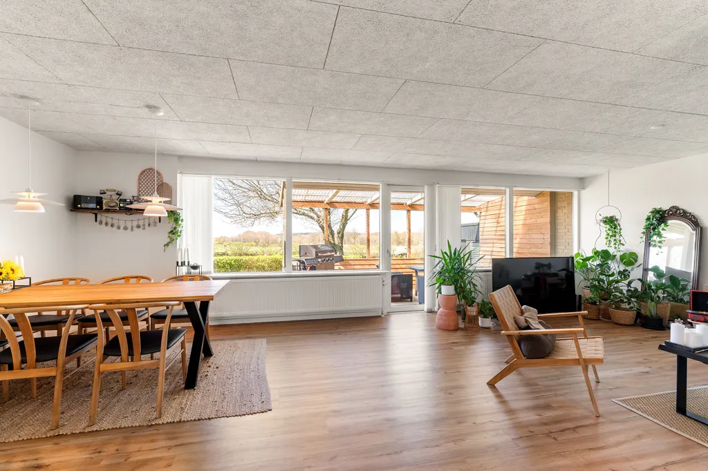 Séjour - Maison 5 pièces à Langå