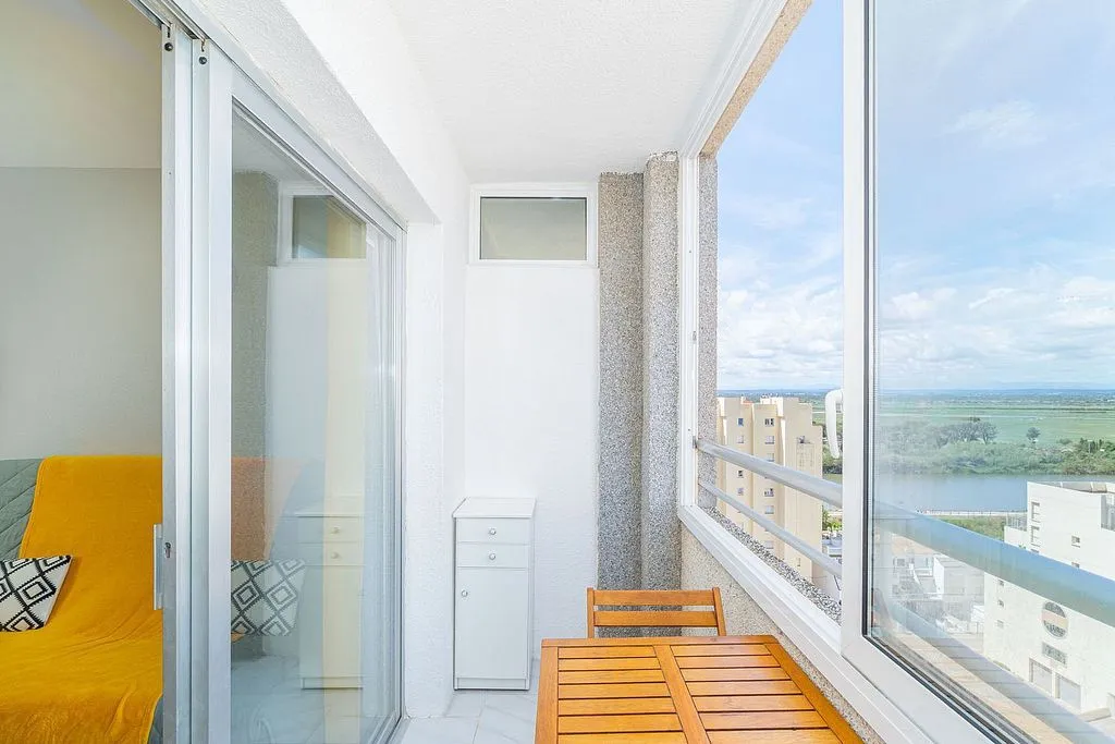 Balcon - Apartment with North Views in Empuriabrava