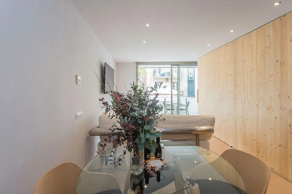 Söögituba - 1-Bedroom Apartment with Terrace in Sant Gervasi