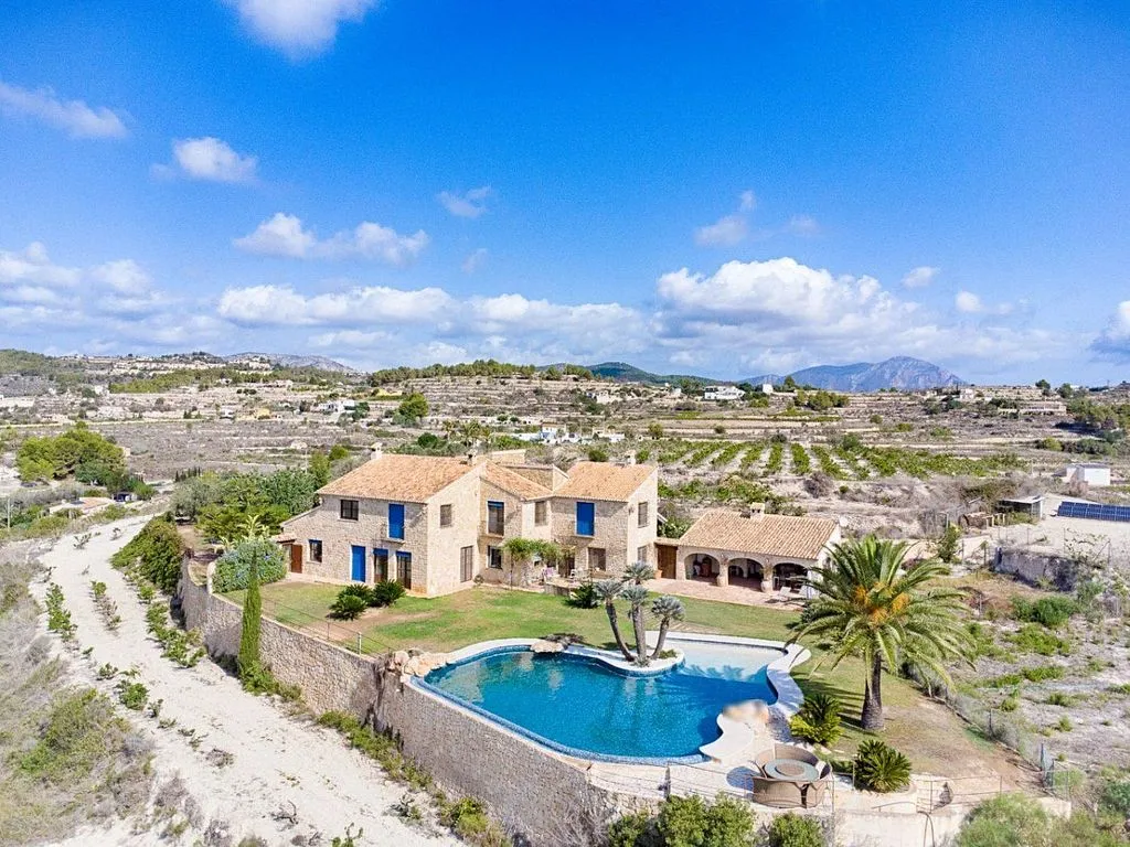 Õhuvaade - Luxury Farmhouse with Pool in Moraira