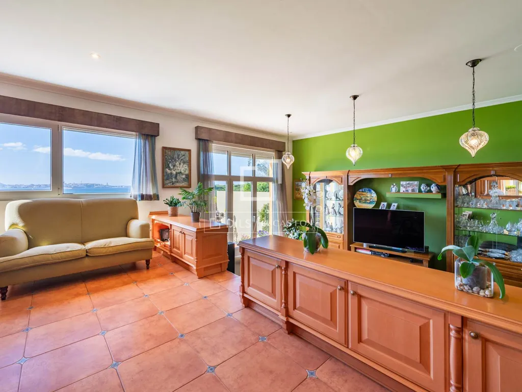 Séjour - Terraced Villa with Sea Views in Lians, A Coruña