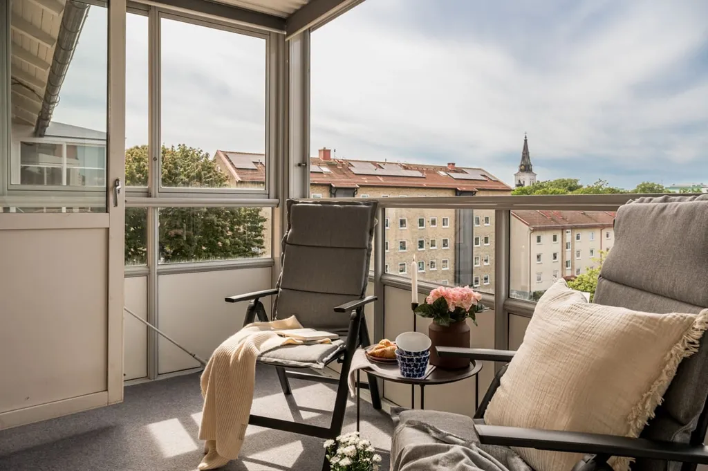 Rõdu - Apartment with Glass Balcony in Karlstad