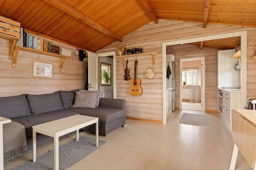 Séjour - Co-op Cottage with Lake View at Ryrsjön