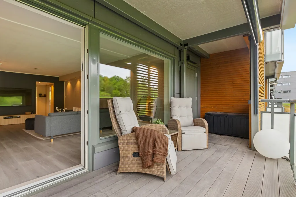 Rõdu - 4-Bedroom Apartment with West-Facing Balcony in Trondheim