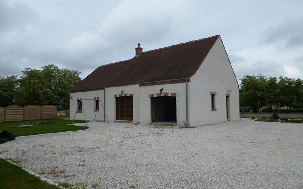 Extérieur - Maison Récemment Construite avec Jardin à Bray-en-Val