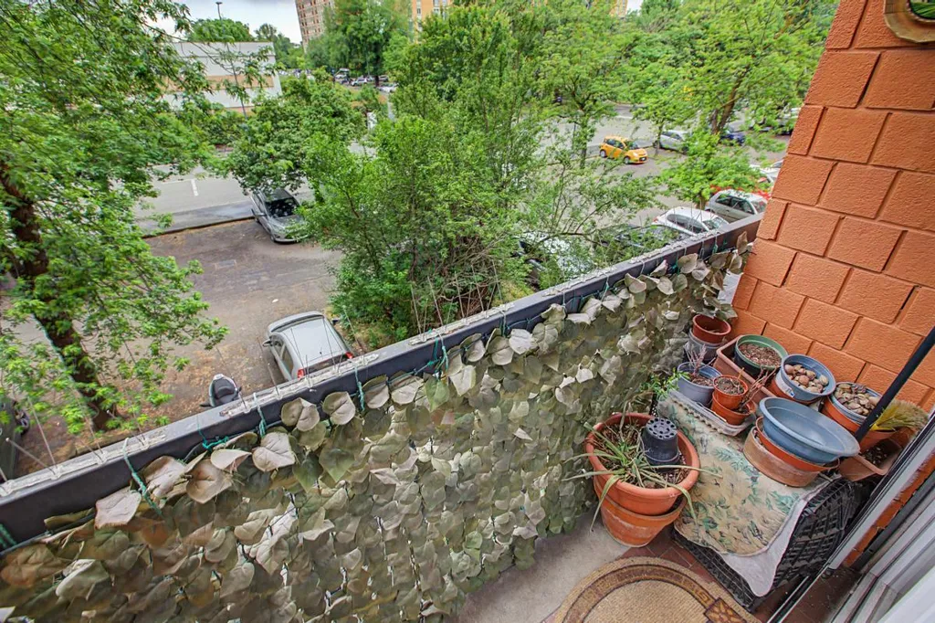 Balcony - Rear-Accessed Apartment with Parking in Milan