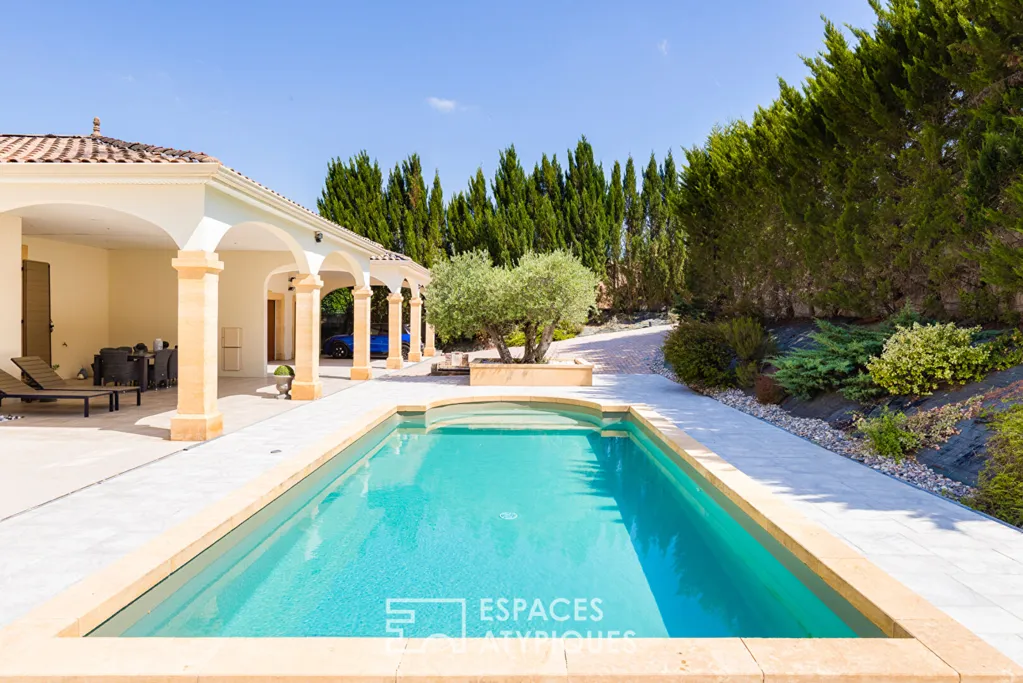 Pool - Architectural Villa with Pool near Toulouse