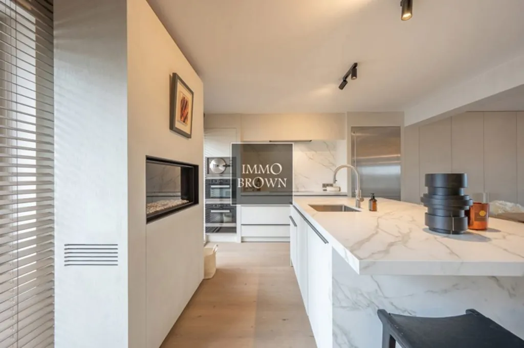Cucina - Duplex Apartment with Open Views on Kustlaan, Zoute