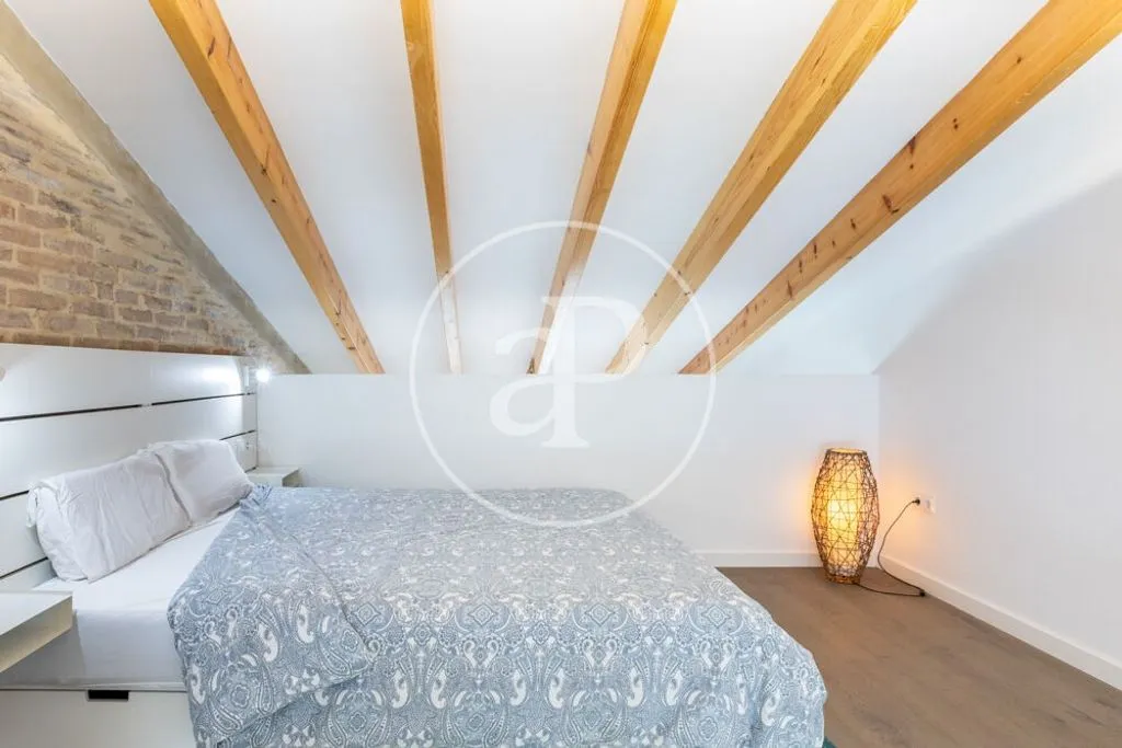 Bedrooms - Duplex with Sea View in El Cabanyal-El Canyamelar