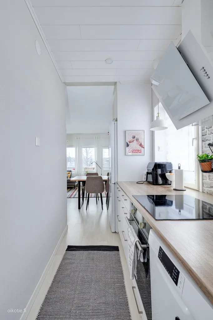 Kitchen - Fully Renovated Flat with Balconies in Vaasa