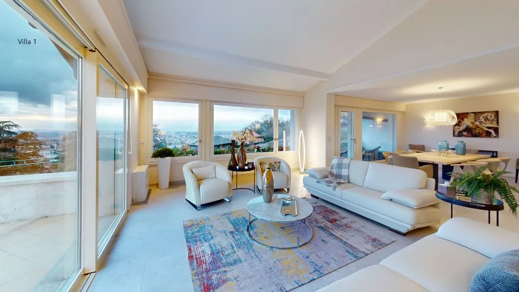 Soggiorno - Luxury Villa with Panoramic Views in Vétraz-Monthoux