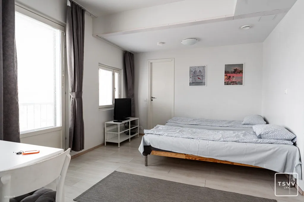 Chambres - Bright Studio with Balcony in Turku City Centre