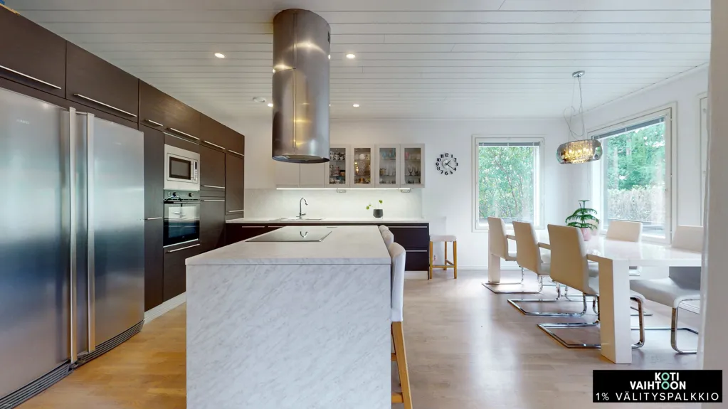 Köök - Architect-Designed House with Sauna in Tuusula